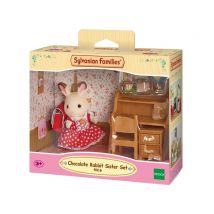 La Fille Lapin Chocolat Et Bureau - Sylvanian Families - 5016