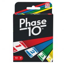 Mattel Games - Phase 10 - Jeu De Cartes Familles - 7 Ans Et +