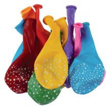 Lot De 10 Ballons Imprimés Étoiles Kim'play