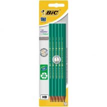 Lot De 10 Crayons À Papier - Evolution Ecolutions - Mine Hb - Bic - BIC