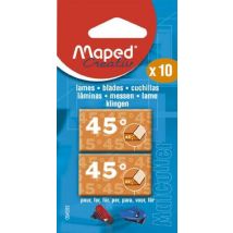 10 Lames 45° Pour Outil De Coupe - Maped