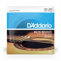 D'Addario Ez910 - Cordes En Bronze Pour Guitare Acoustique - .011 - .052