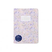 Carnet A5 - Ligné - 192 Pages - Liberty Violet - Cultura