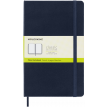 Carnet - 13 X 21 Cm - Moleskine- 240 Pages Unies - Couverture Rigide - Bleu Saphir