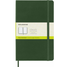 Carnet - 13 X 21 Cm - Moleskine- 240 Pages Unies - Couverture Rigide - Vert Myrte