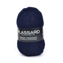 Fil À Tricoter Plassard - Tradi Merino - Marine 27