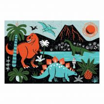 Puzzle Dinosaures Glow - 100 Pièces - Mudpuppy