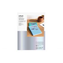 Lot De 10 Vinyles Imprimables Cricut – Argent - A4 21 X 29,7 Cm