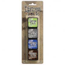 Ranger - Tampon Encreur - Distress Mini Ink Pad Kit 14