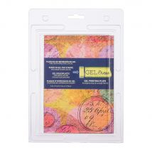Gel Press - Plaque D'Impression En Gel Carré 12,7x17,78cm Scrapbooking