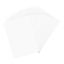 Lot De 10 Feuilles Blanches Ranger - Alcohol Ink Yupo - 12 X 17 Cm Scrapbooking