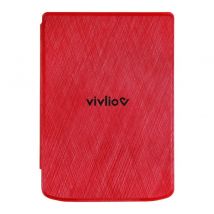 Housse De Protection Liseuse Light/light Hd/light Hd Color Vivlio - Rouge - 6 Pouces