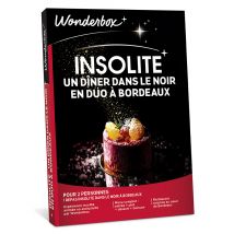 Coffret Cadeau Wonderbox - Dîner Insolite Dans Le Noir À Bordeaux - 2 Personnes