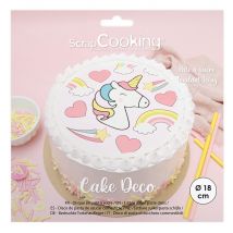 Disque De Pâte À Sucre Scrapcooking - Licorne - Ø 18 Cm - 45 G - Scrapcooking