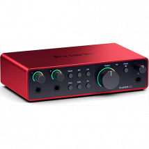 Focusrite Scarlett 2i2 4th Gen - Interface Audio Usb - Rouge