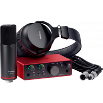 Focusrite Scarlett Solo Studio 4th Gen -kit Interface Audio Usb - Rouge