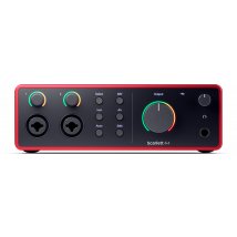 Focusrite Scarlett 4i4 4th Gen - Interface Audio Usb - Rouge