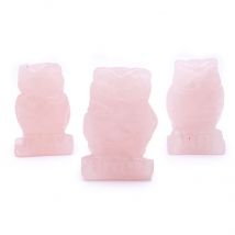 Chouette Camille Ambiance Nature - Quartz Rose - 50 Mm