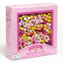 Perles En Bois Djeco - Oiseaux