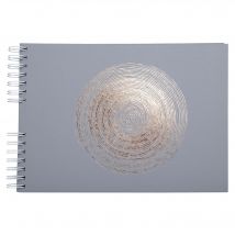 Album Photo Exacompta - 32 X 22 Cm - Ellipse Rose - Spirales
