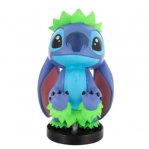 Figurine Support Cable Guy - Lilo Et Stitch - Stitch Hula - 21 Cm - Cable Guys