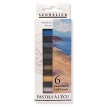 Lot De 6 1/2 Pastels Secs Sennelier - Ecu Bord De Mer