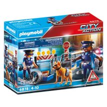 Playmobil - Barrage De Police - 6878 - Les Policiers - Playmobil