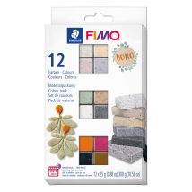 Coffret Fimo Effect - Boho - 12 X 25g