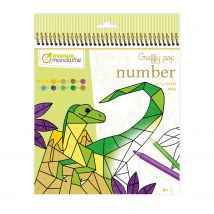 Numéro Pop Graffy Avenue Mandarine - Dinosaures - Vert