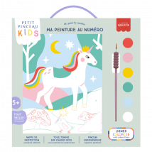 Ma Peinture Au Numéro - Petit Pinceau Kids - Licorne - La Petite Épicerie