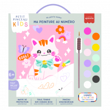 Ma Peinture Au Numéro - Petit Pinceau Kids - Maneki Neko - La Petite Épicerie