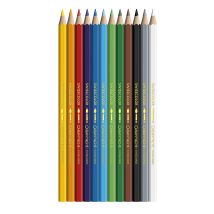 Lot De 12 Crayons De Couleur Aquarellables - Caran D'Ache - Couleurs Assorties - Swisscolor