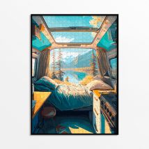 Puzzle 1000 Pièces - Van Life - Piece & Love - Céramicafé Geneviève