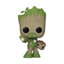 Figurine Funko Pop! - We Are Groot - Groot Est Iron Man N°1393