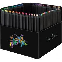 Lote De 100 Crayons De Couleur - Faber-castell - Couleurs Asorties - Black Edition - Faber Castell