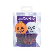 Lot De 24 Caissettes Et 24 Cake Toppers Scrapcooking - Halloween