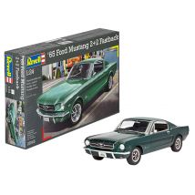 Maquette Model Set 1965 Ford Mustang 2+2 Fastback Avec Peintures Et Accessoires - Revell