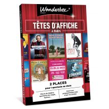 Coffret Cadeau Tick'nbox - Têtes D'Affiche À paris - 2 Personnes