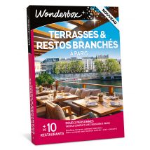 Coffret Cadeau Wonderbox - Terrasses & Restos Branchés À paris - 2 Personnes