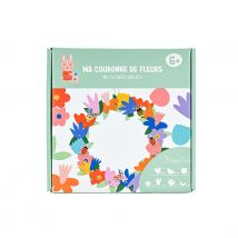 Pochette Créative Couronne De Fleurs En Papier - Crealia enfants
