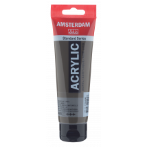 Tube 120 Ml De Peinture Acrylique Amsterdam Standard Series - Terre D'Ombre Brute 408 - Semi-transparent