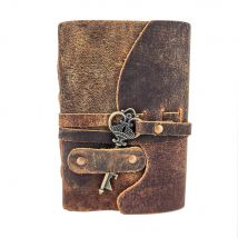 Carnet Artisanet - Coloris Assortis - 10 X 15 Cm - La Clé - 200 Pages