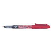 Stylo Feutre Pilot - V-sign Pen - Rouge - Pointe Moyenne