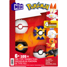 Méga Pokémon : 4 Pokémon Feu À Construire - Mattel - Mega Bloks