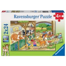 Puzzles 2x24 Pièces - Le Bonheur À La Ferme - Ravensburger