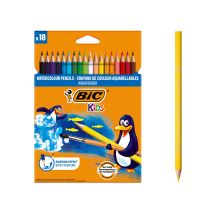 Pochette 18 Crayons Couleur Aq Pochette 18 Crayons Couleur Aquacouleur - BIC