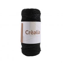 Fil De Jute - Créalia - 4 Mm - 50 M - Noir