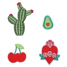 Patchs Thermocollants X4 - Mexicain - Créalia
