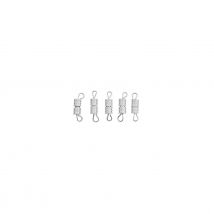 Fermoirs À Visser X5 - 7 Mm - Acier Inoxydable Argenté - Créalia