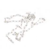 Chaîne Mailles Larges - 1 M - Acier Inoxydable Argenté - Créalia